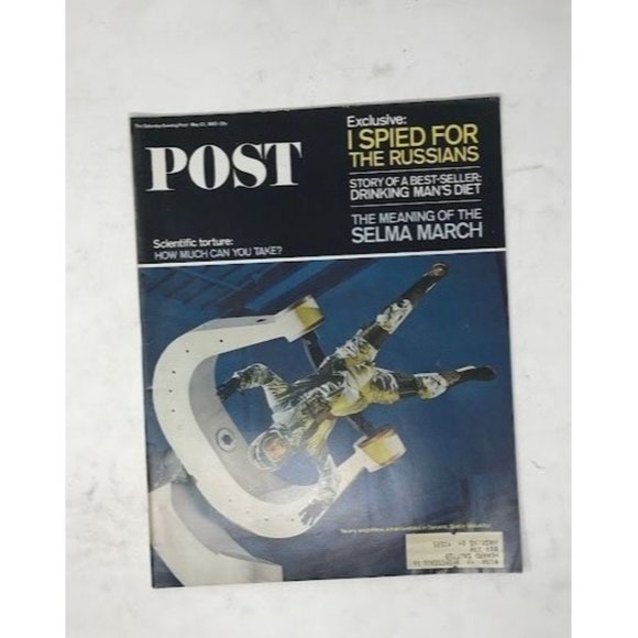 THE SATURDAY EVENING POST VINTAGE MAGAZINE- MAY 22, 1965- 25C - Picture 1 of 16